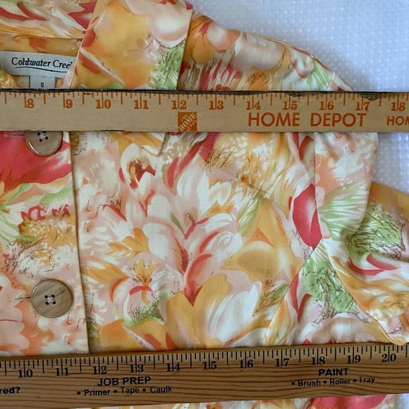 Coldwater Creek Spring Suit blazer Dress Casual size S, floral print. - Picture 6 of 15